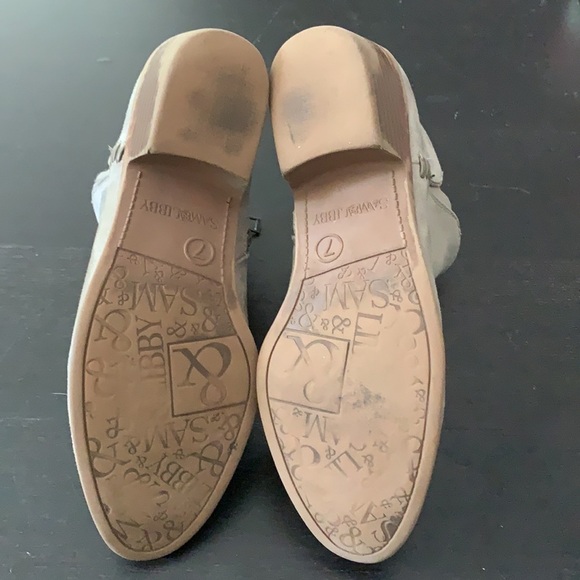 Sam&Libby ankle boots Sz7 wear on heels not upper - Picture 5 of 7